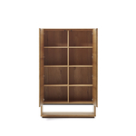 Alguema Высокий буфет с 2 дверцами из дубового шпона с натуральной отделкой