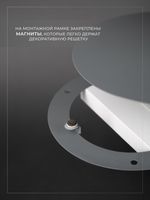 Вентиляционная Решетка РДК 150 Серая