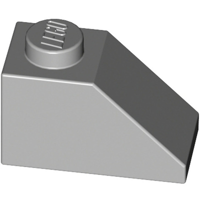 Lego 50шт Кровельный Кирпич 1x2/45° (светло-серый) 4211614