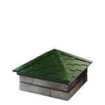 Колпак полимеркомпозитный Everest 390*390 (1,5 кирпича) зеленый