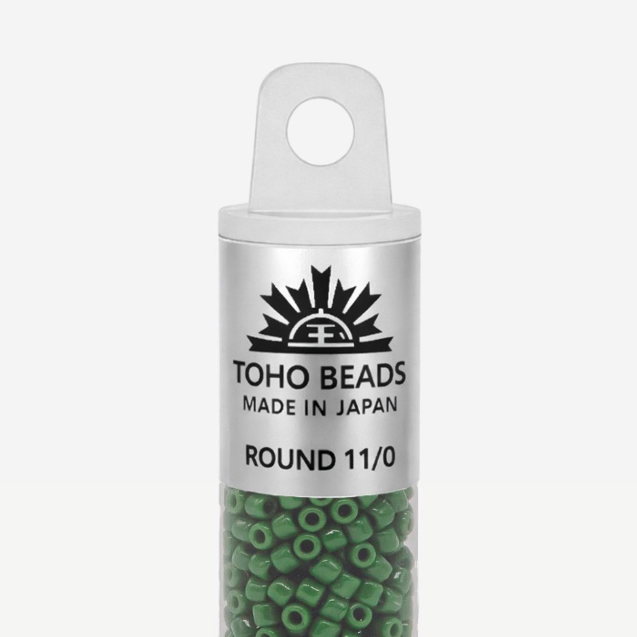 Японский бисер TOHO Round 11/0 (№47H), непрозрачный глянцевый