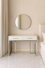 Стол-консоль Ist Casa Армада, 120х60х78 см, белый, серебро