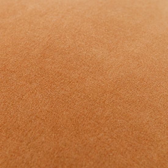 Чехол на подушку из хлопкового бархата коричневого цвета из коллекции essential, 45х45 см