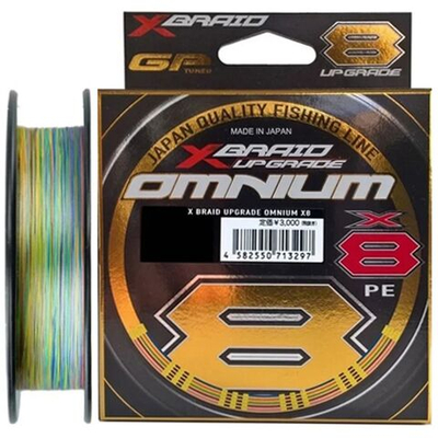 Шнур YGK X-Braid UPGRADE OMNIUM X8 200m #0.8/0.148mm 16Lb/7.3kg