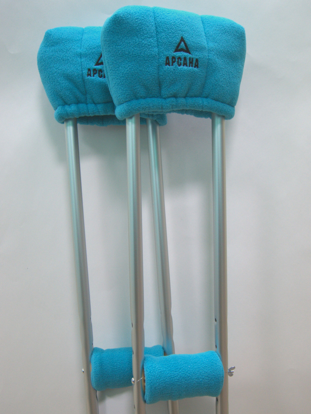 Комплект мягких накладок на костыли