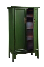 Китайский темно-зеленый шкаф