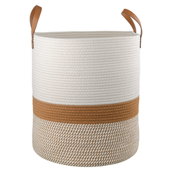 Корзина для хранения Bergenson Bjorn Moen 40х45см бежевая/горчичная