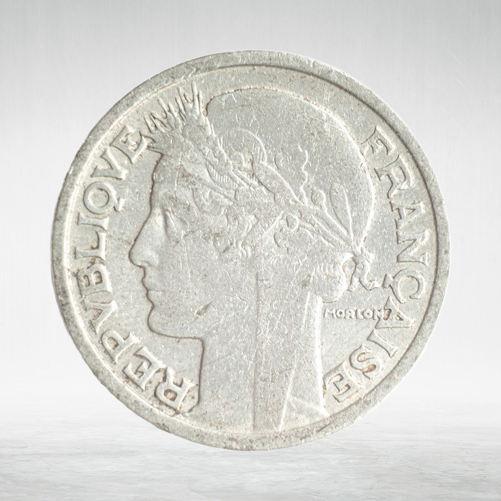 France, 2 Francs 1947 - Light Type, VF