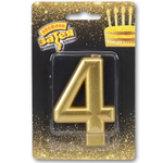 Свеча цифра 4