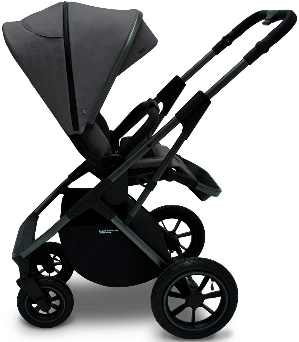 Коляска 3 в 1 Sweet Baby Ricci Air + автокресло Elegante Plus Steel Grey (Air)