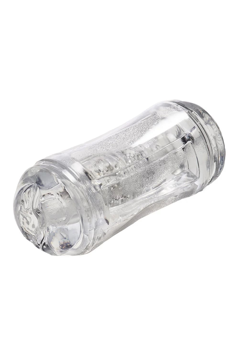 Прозрачный двусторонний мастурбатор Sophia - вагина и анус