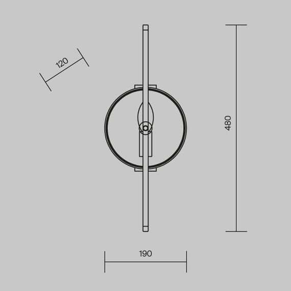 Бра Maytoni Marmo MOD099WL-01G