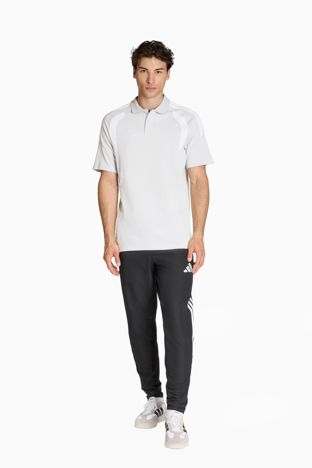 Футболка adidas Tiro 26 Polo - серый