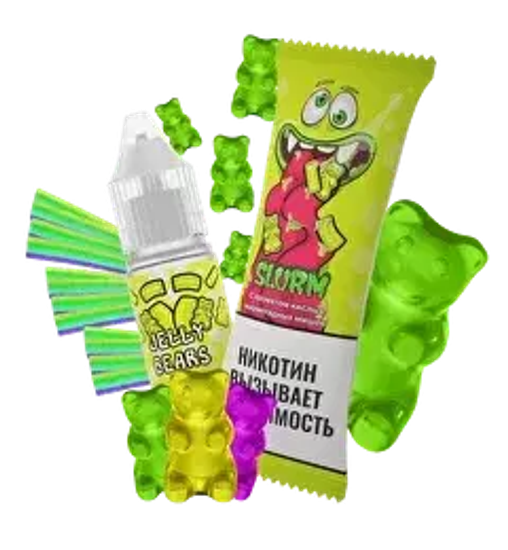 Жидкость (М) Slurm (10 мл, 15 мг SALT) Jelly Bears