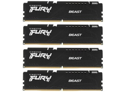 Оперативная память Kingston KF560C40BBK4-64, DDR5 4х 64ГБ 6000 МГц, DIMM, RTL