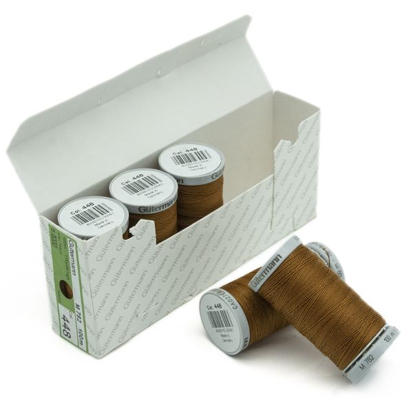 Нитки суперкрепкие Gutermann Extra Strong M782 №40 (100 метров), 5 кат. | 448 шоколадная охра