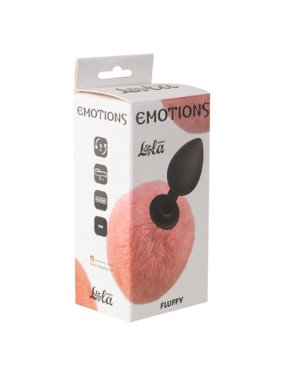 Анальная Пробка с Хвостом Emotions Fluffy Pink 4017-02lola