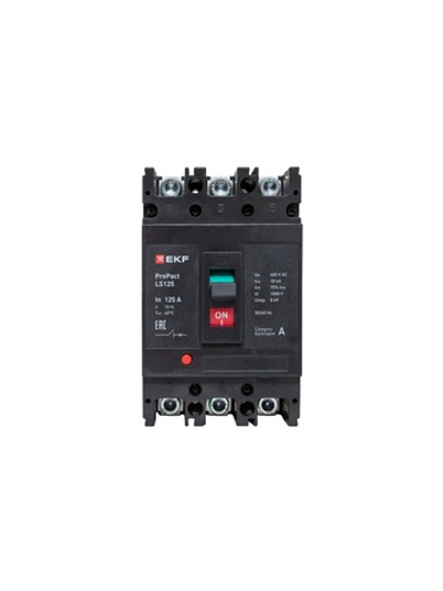Выключатель автоматический 3п 125А 18кА LS125 ProPact EKF mccb-125-18-3-125-ls