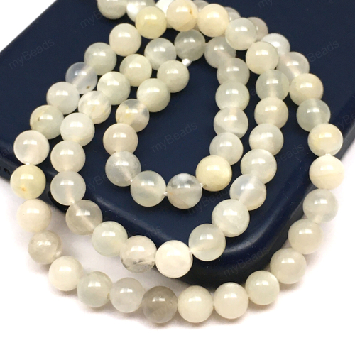 Лунный камень 6 мм, бусины - шарики