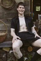 Атласные шорты 