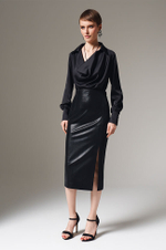 4844 Юбка женская (черный)