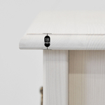 Комод, 148х43х79, Боцен, с ящиками, для одежды и игрушек, под телевизор, из массива дерева, белый, Dipriz