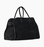 Сумка The Row Soft Margaux 15 Bag in Suede Black