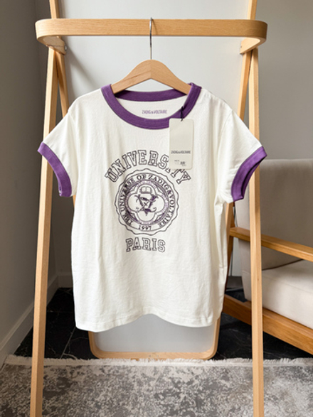 Новая хлопковая футболка Zadig & Voltaire, 152