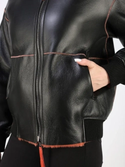 Двусторонняя дубленка зимняя шуба