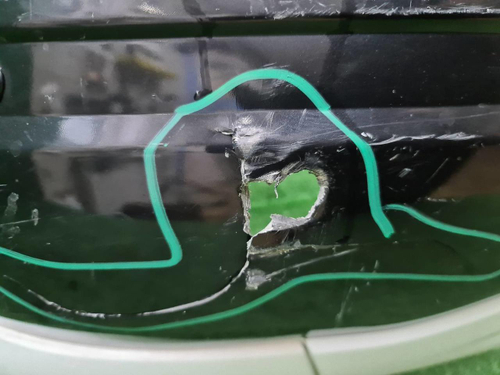 Бампер задний Citroen C3 Picasso (2008-2017)