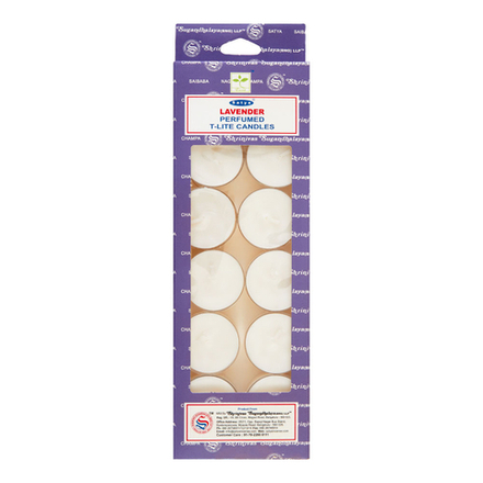 SATYA Lavender Ароматические чайные свечи Лаванда 14г x 12