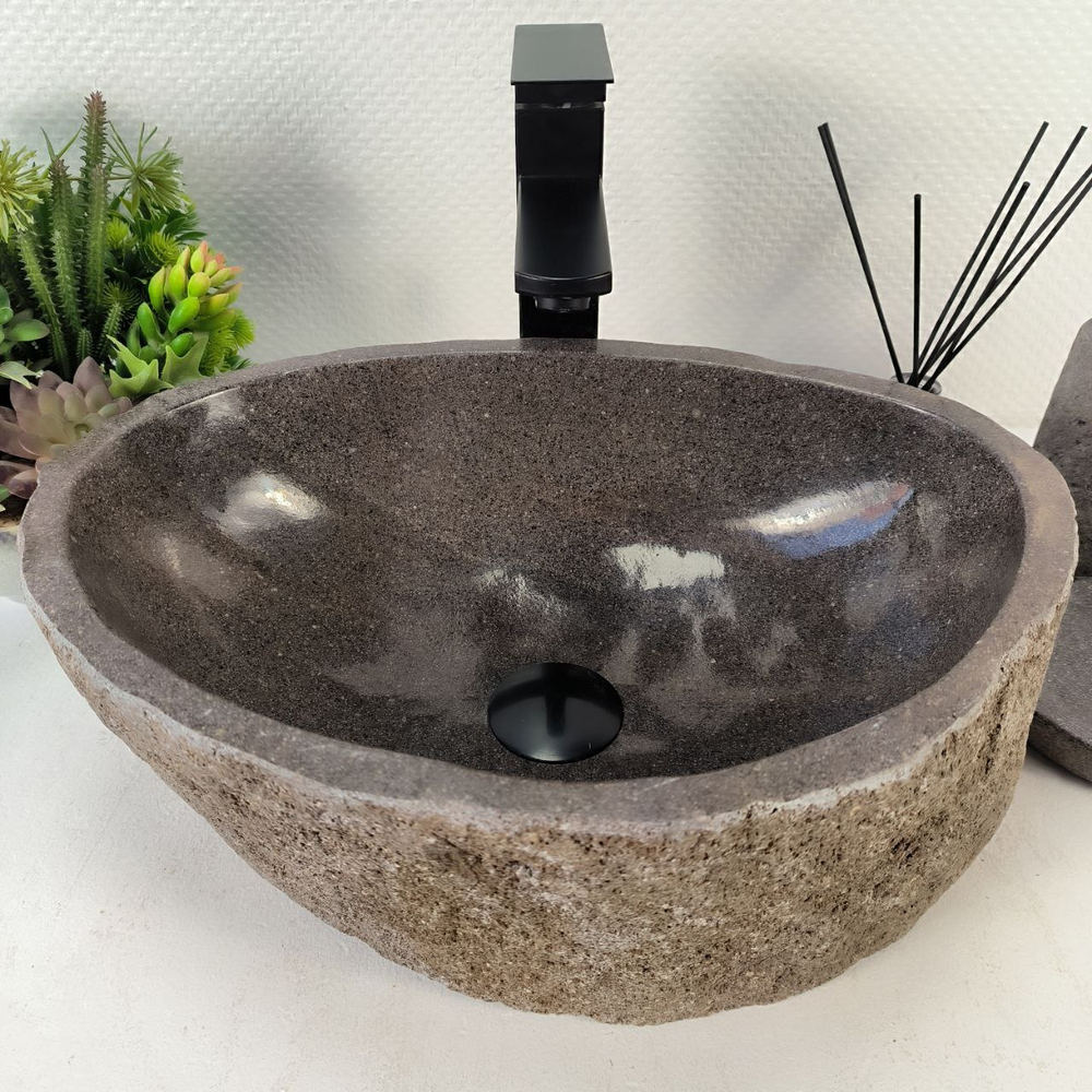 Раковина из речного камня RS-65206 45*32*15 0856