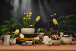 Миска для смешивания birds of paradise, 4,2 л, кремовая