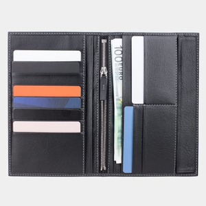 Мужской кошелек Secret+ из кожи теленка черного цвета