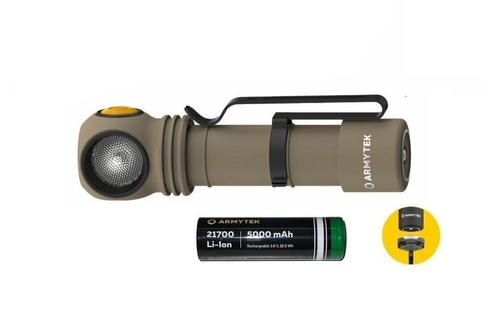 Мультифонарь ARMYTEK WIZARD C2 PRO MAGNET OLIVE WHITE, белый, F08701CO