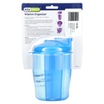 Ezy Dose, Витаминный органайзер с этикетками, синий, 1 шт.