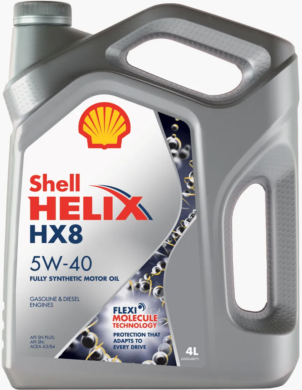 Моторное масло Shell Helix HX8 5W-40, синтетическое, 4 л