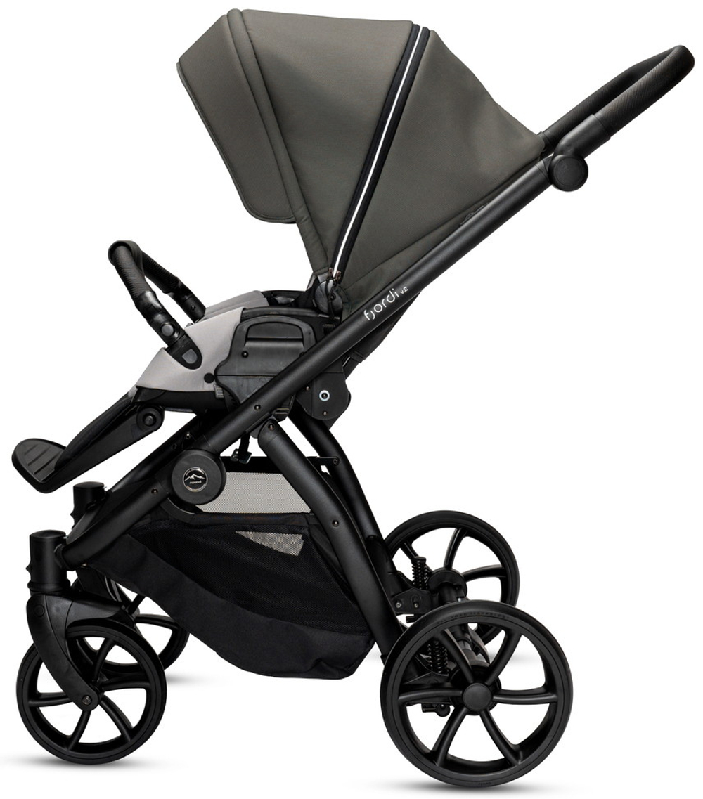 Детская коляска Noordi Fjordi V2 3 в 1 с автокреслом Terra Black 1462150 Alpine Moss