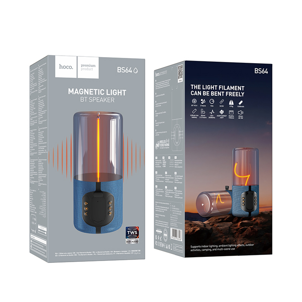 Колонка - Bluetooth HOCO BS64 (синий)