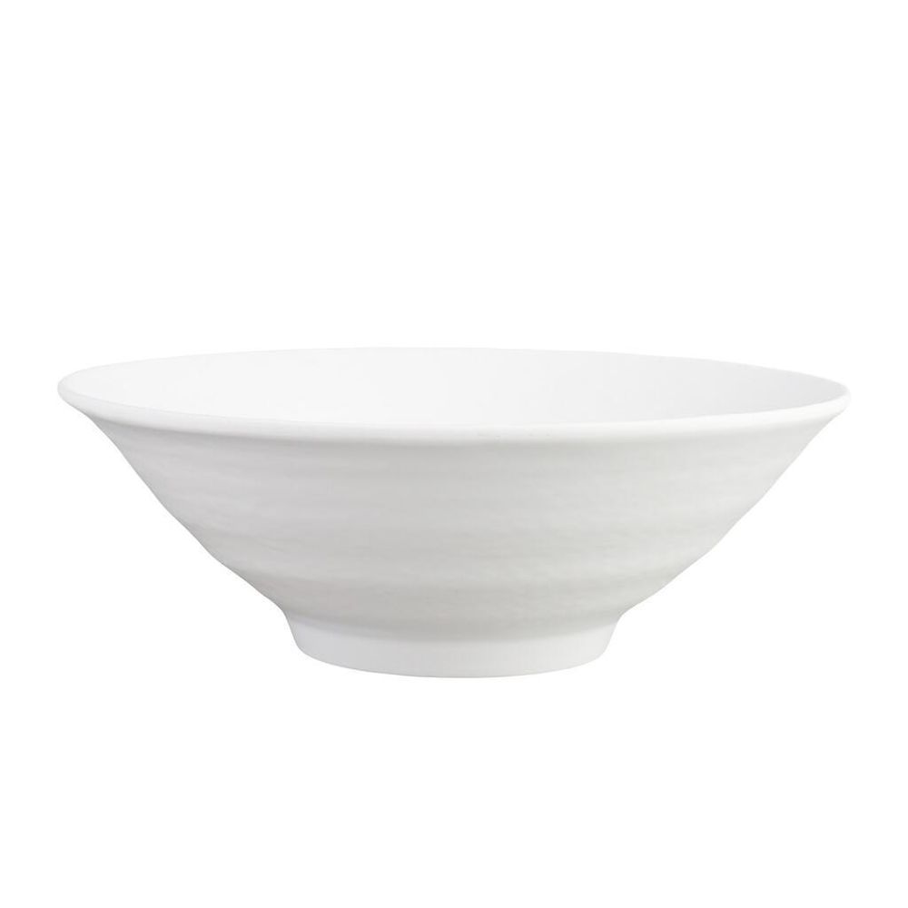 Салатник 1400 мл миска для лапши d 24,8 см пластик меламин White P.L. Proff Cuisine