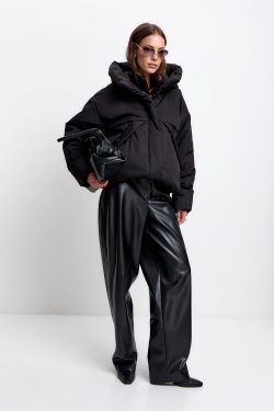 Куртка зимняя на утеплителе Isosoft черного цвета