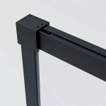 Душевой уголок Vincea Soft 2 140х90 VSR-3SO29014CLB стекло прозрачное/профиль черный