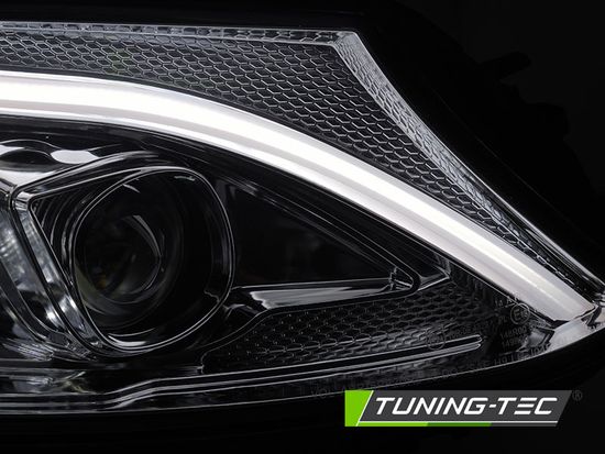 Фары передние TUBE LED CHROME для MERCEDES W205 14-18