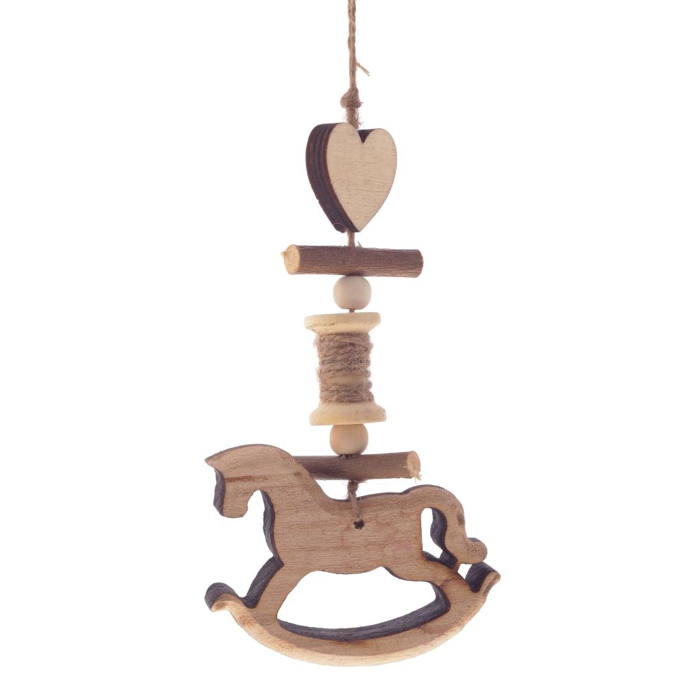 GAEM Украшение новогоднее "Лошадка", L8 W1,5 H16 см, 4в.