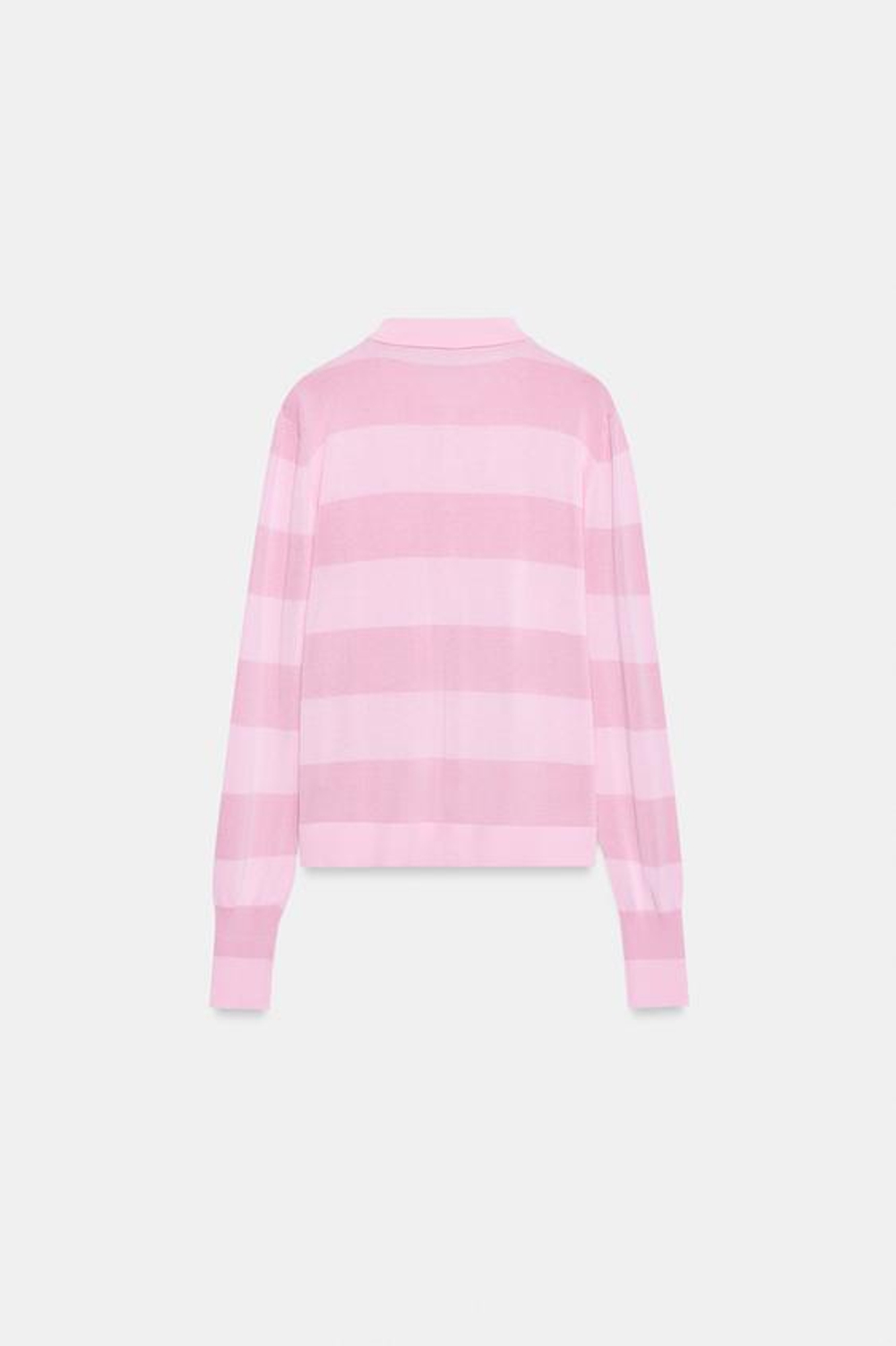 ZARA КАРДИГАН В ПОЛОСКУ, ЛИНЯЛЫЙ РОЗОВЫЙ