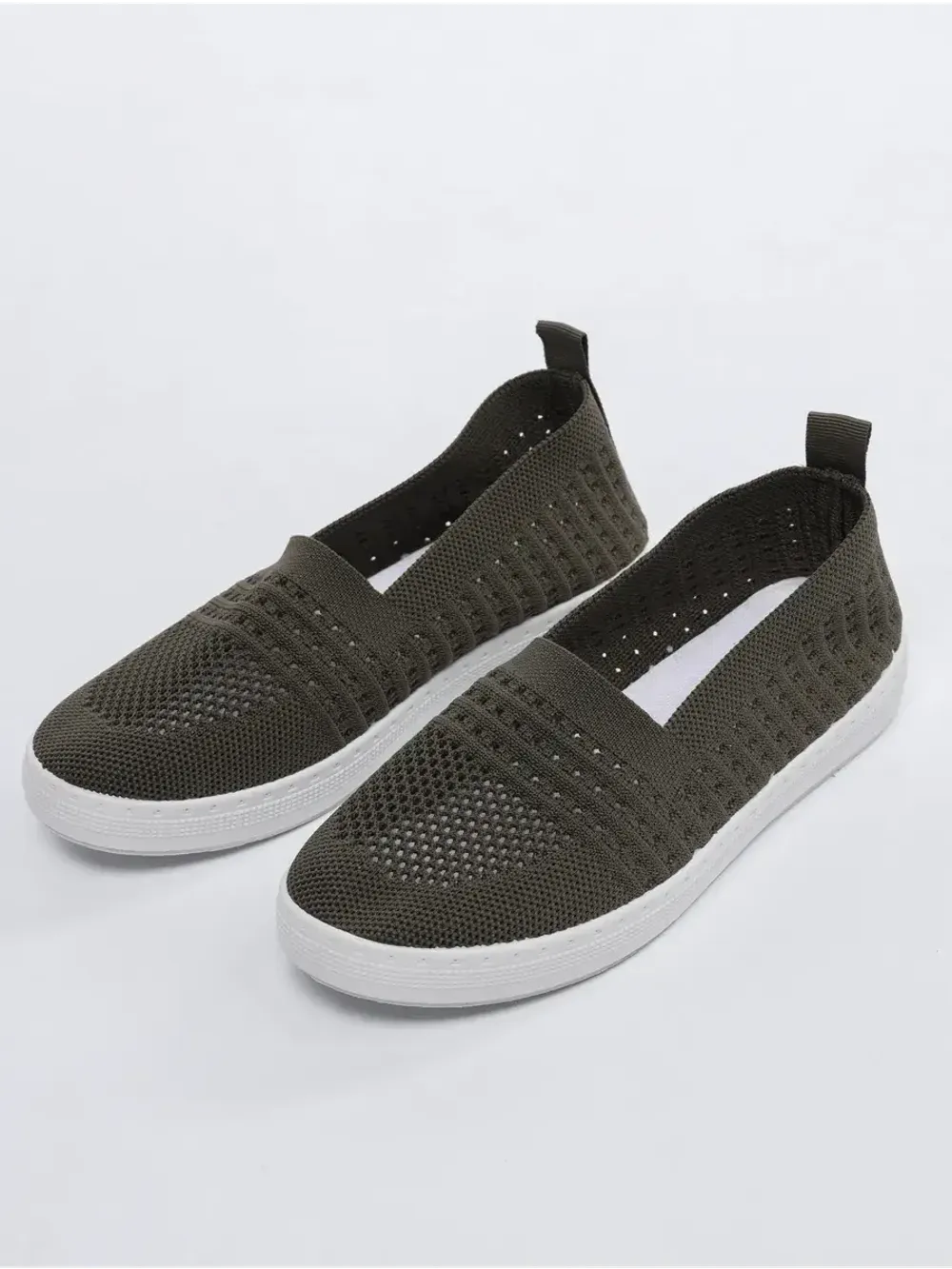 Мокасины летние текстильные