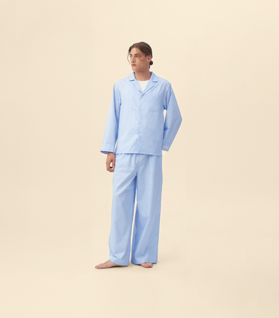 Пижама CLASSIC BLUE STRIPES - Синий - Small