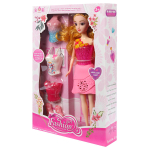 Кукла тип Модель свет/звук, с аксесс. в ассорт. в/к 21*5,5*32 см.