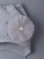 Шапка для девочки с ушками осенняя