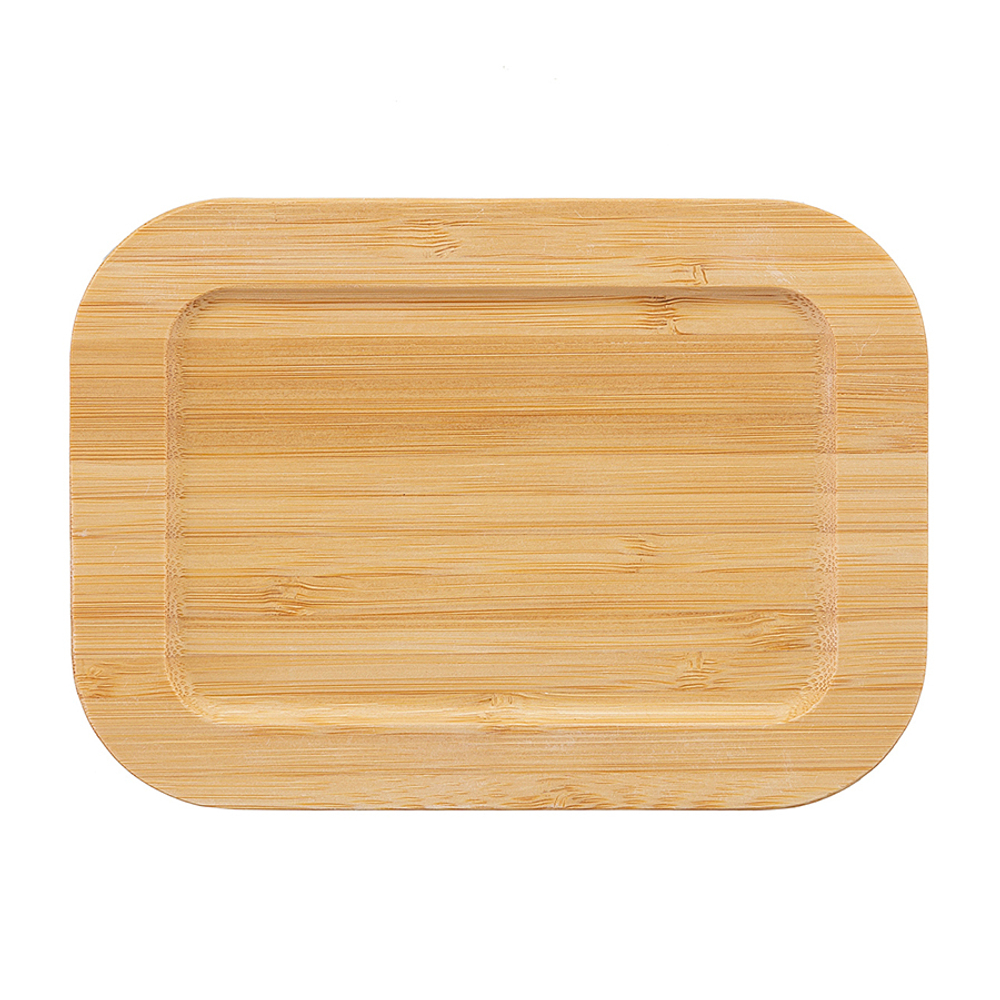 Набор прямоугольных контейнеров 3шт Smart Solutions с бамбуковыми крышками